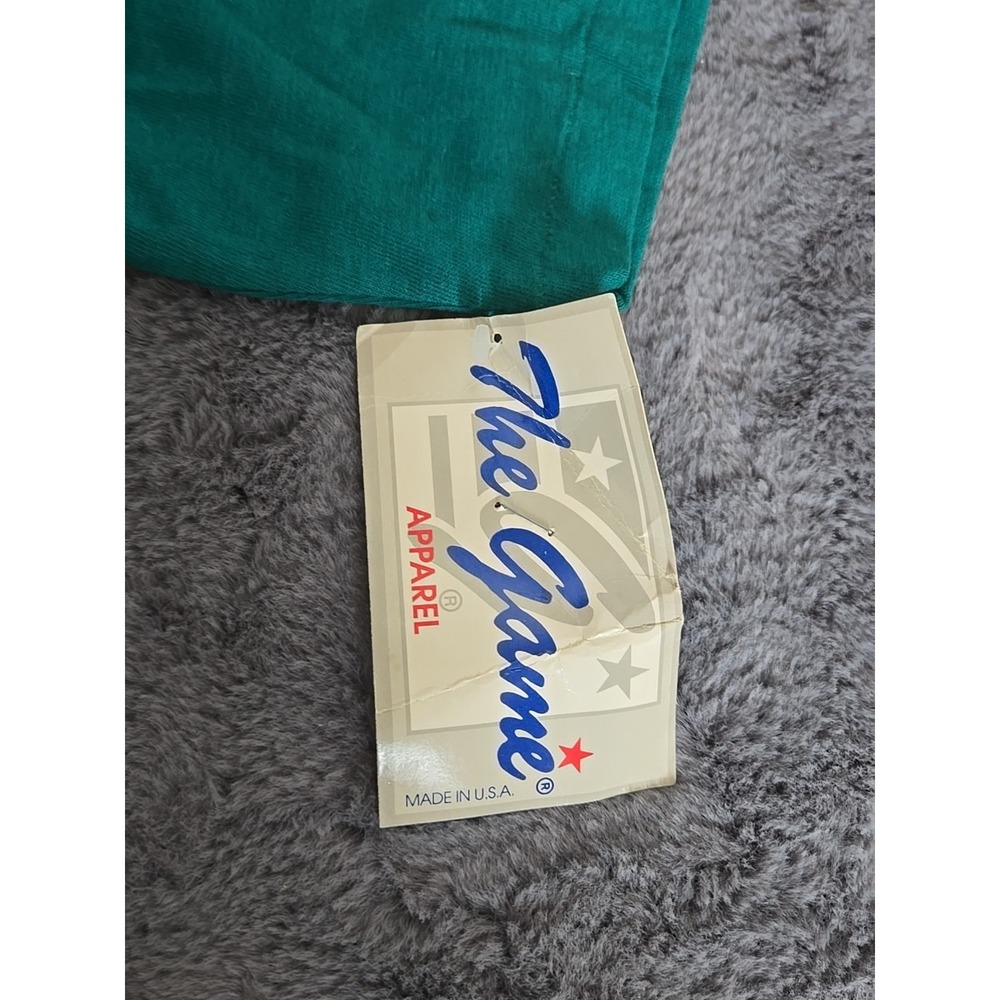 Vintage Miami Dolphins Shirt The Game 1993 NOS New With Tags Medium Deadstock - Picture 7 of 16